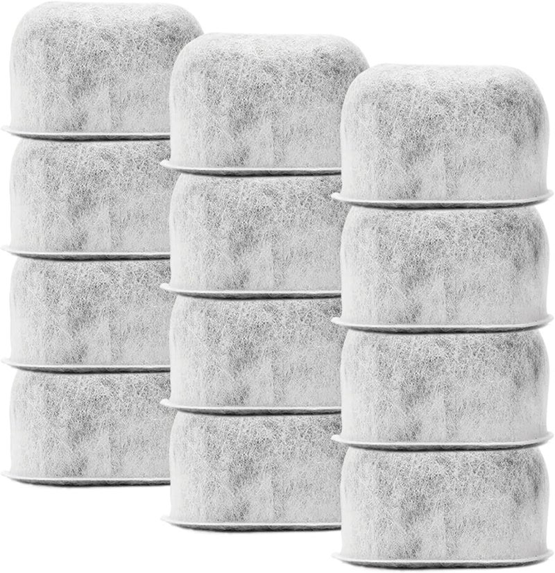 BRENSTEN 12-Pack Replacement Charcoal Water Filters for Braun Coffee Makers - Fits All Braun BrewSense Drip Series Coffee Machines - Image 1
